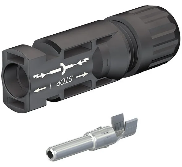 Staubli史陶比爾MC4 太陽能線端負極防水接頭( 適用電纜線徑5.0-6.0mm )