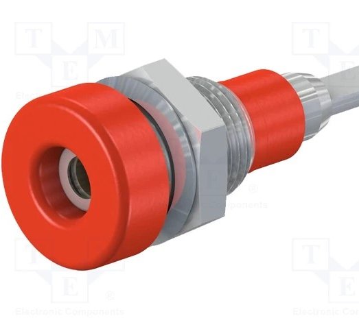 Staubli史陶比爾 面板安裝插座LB-IF2R(紅色)