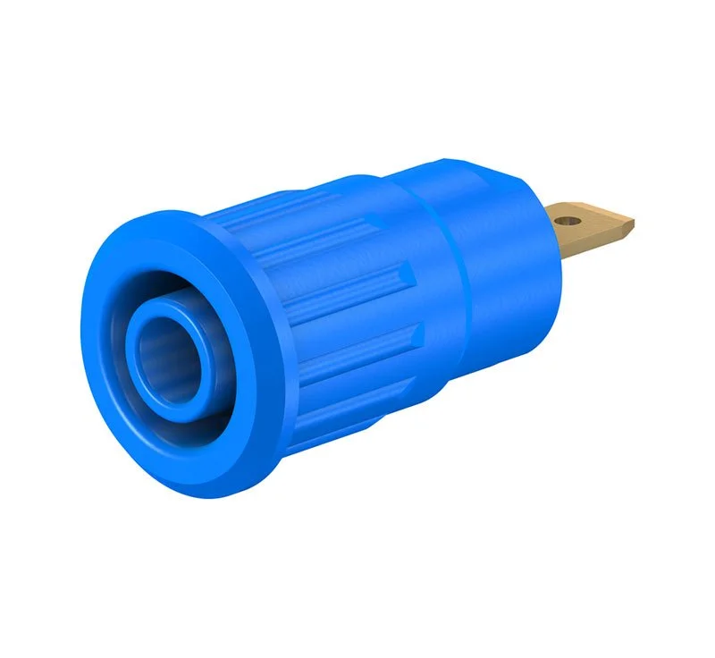 Staubli史陶比爾 壓入式插座 SEB4-F(藍色)