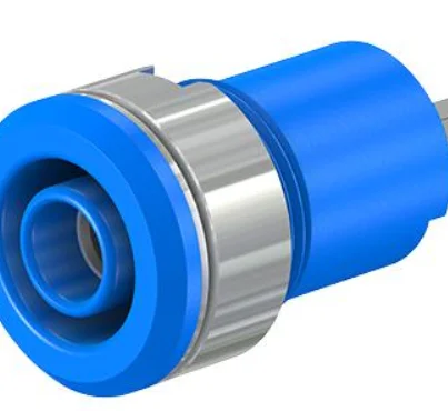 Staubli史陶比爾 面板安裝插座 SLB4-F/A(藍色）