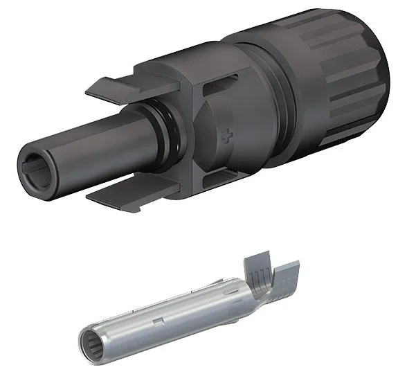 Staubli史陶比爾MC4 太陽能線端正極防水接頭( 適用電纜線徑4/6mm )