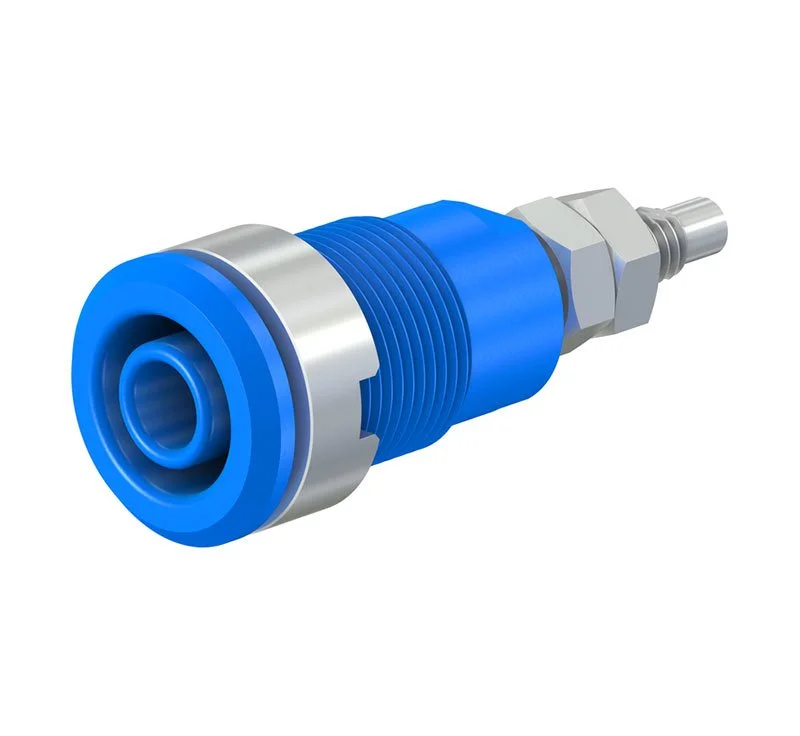 Staubli史陶比爾 面板安裝插座SLB4-G/N-X(藍色）