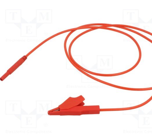 Staubli史陶比爾 測試夾導線XALF(紅色)