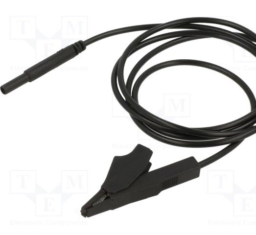 Staubli史陶比爾 測試夾導線XALF(黑色)