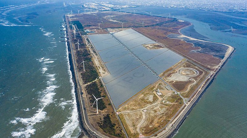 彰濱工業區地面型太陽能系統